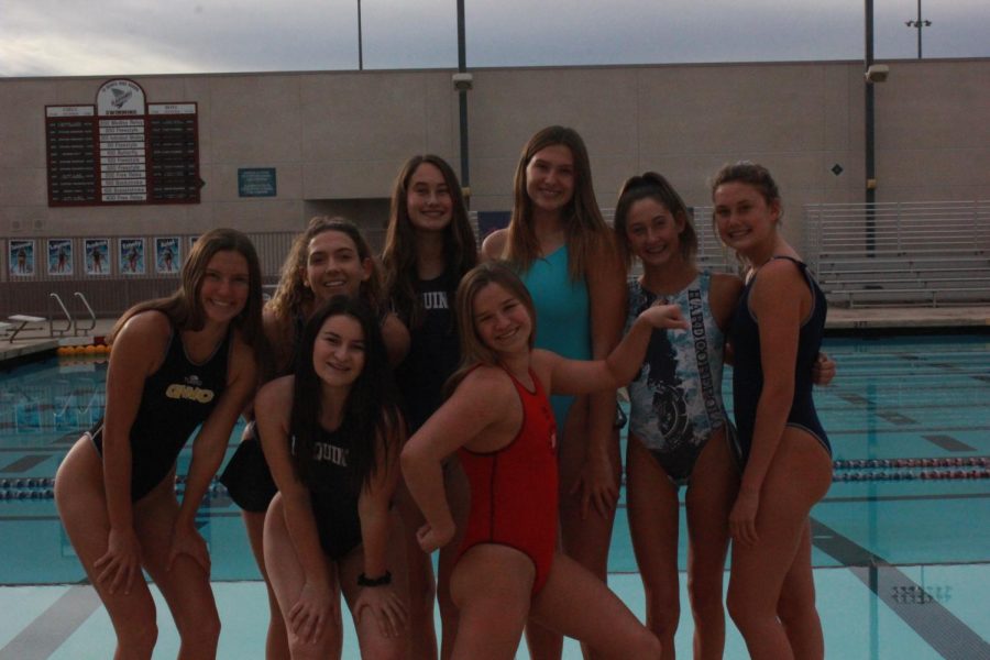 Girls water polo team swims to success