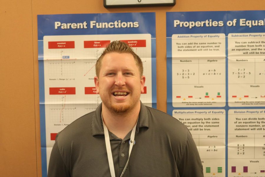 Brandon+Touhey+is+a+new+math+teacher+at+LQHS.