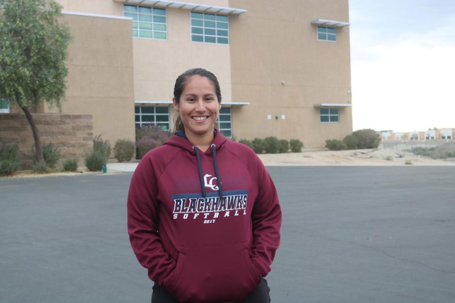 Brianna Luna is the varsity softball coach and physical education teacher at La Quinta High.
