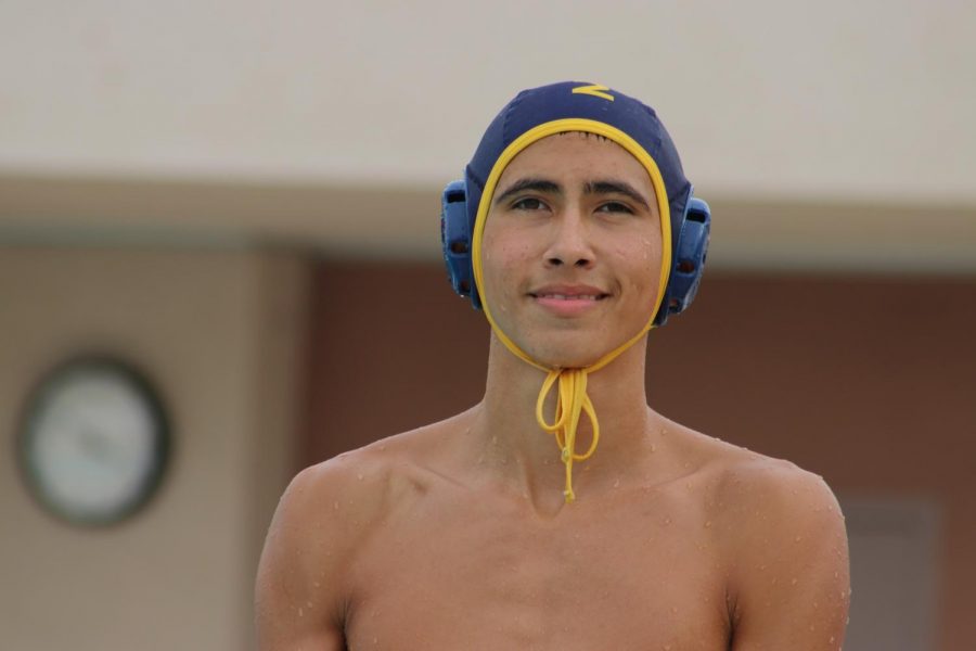 Ethan Ramos 22 is the captain of the boys water polo team.