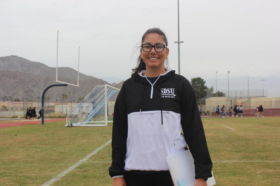 Stephanie Henderson is a new teacher at La Quinta High School. 