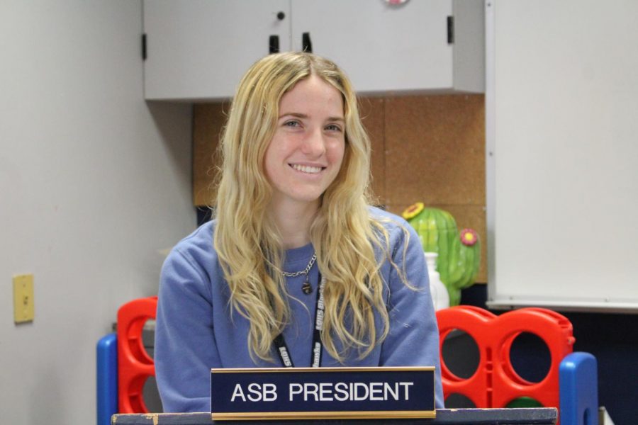 KyLee Borgen 22 is the ASB President. 